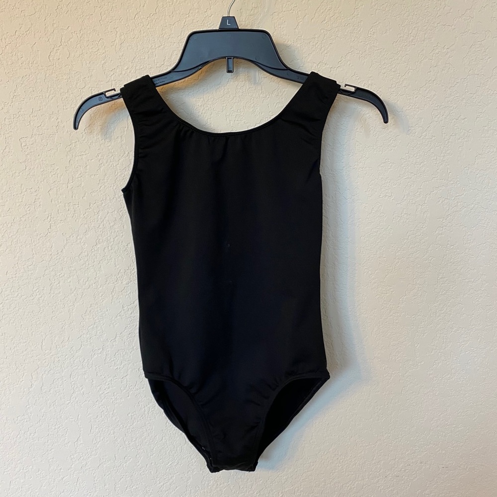 Black tank leotard